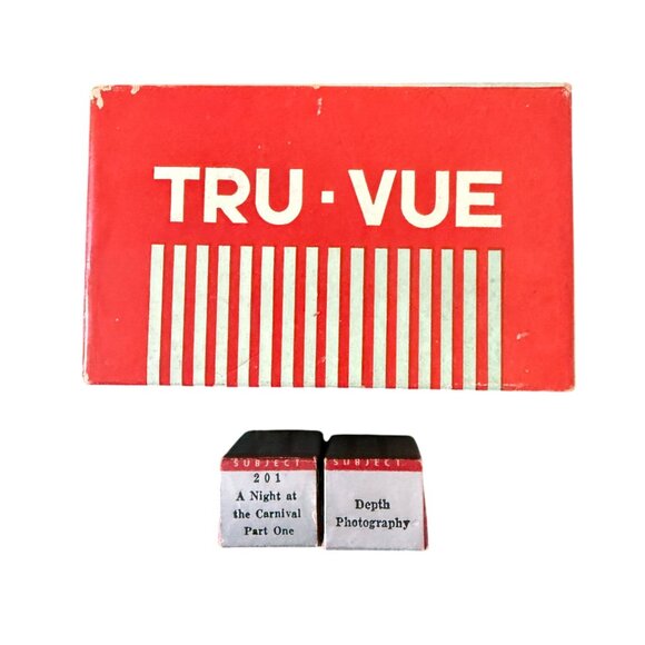 Vintage  Working Tru-Vue Film Viewer with 14 films Made in U. S. A. - Picture 5 of 6